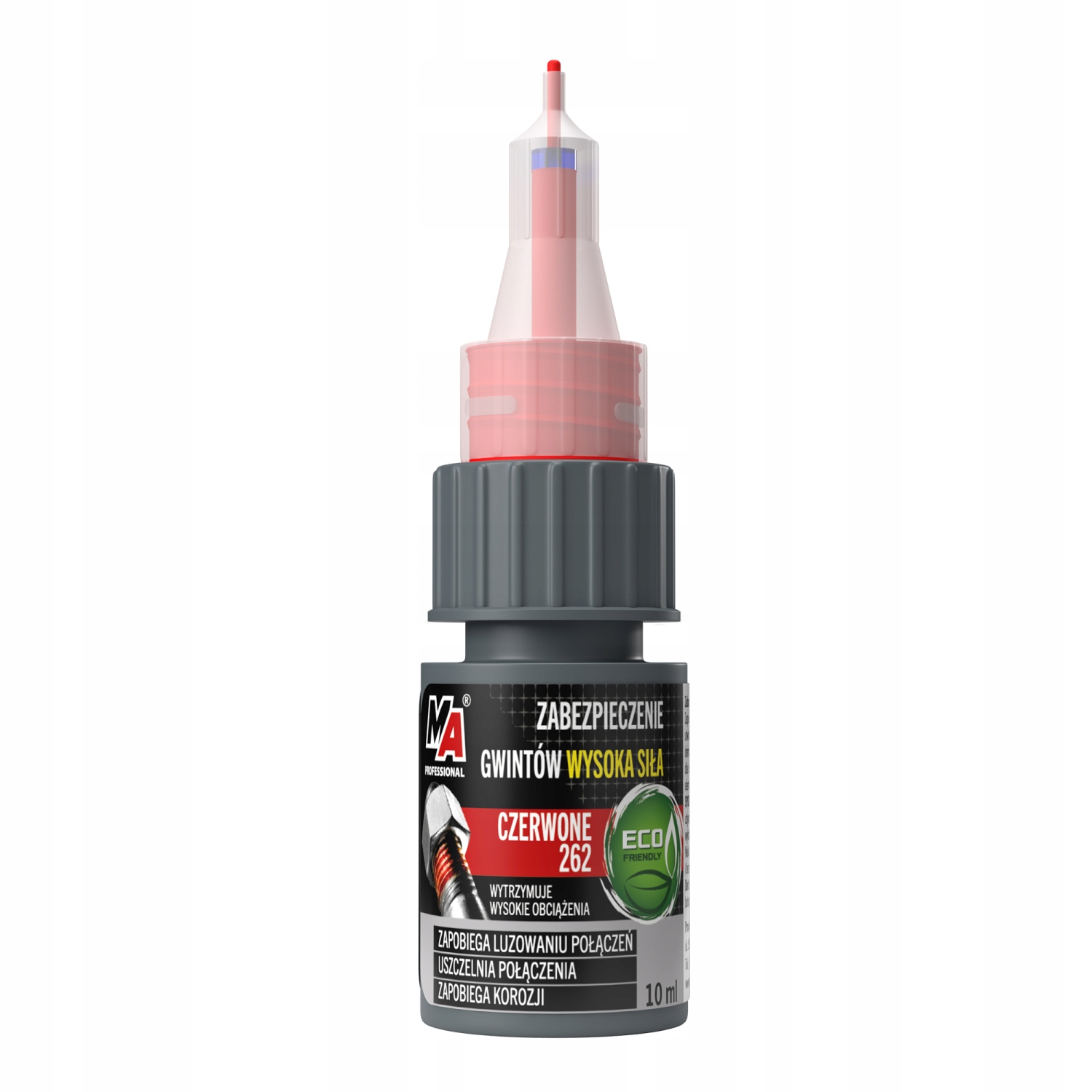 Środek do zabezpieczania gwintów Ma Professional 20-B02 czerwony 10 ml