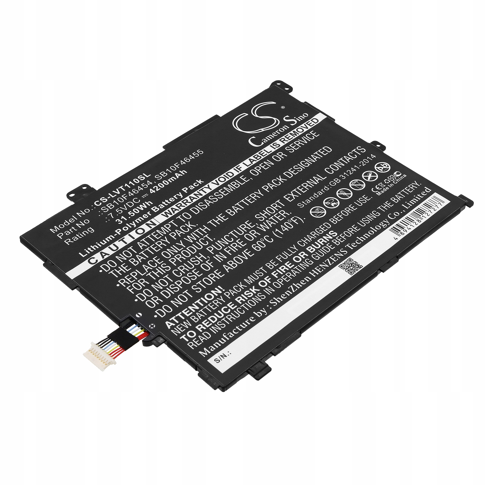 Bateria Akumulator do Lenovo Thinkpad 10 2nd 20E3 20E4 SB10F4645 4200mAh