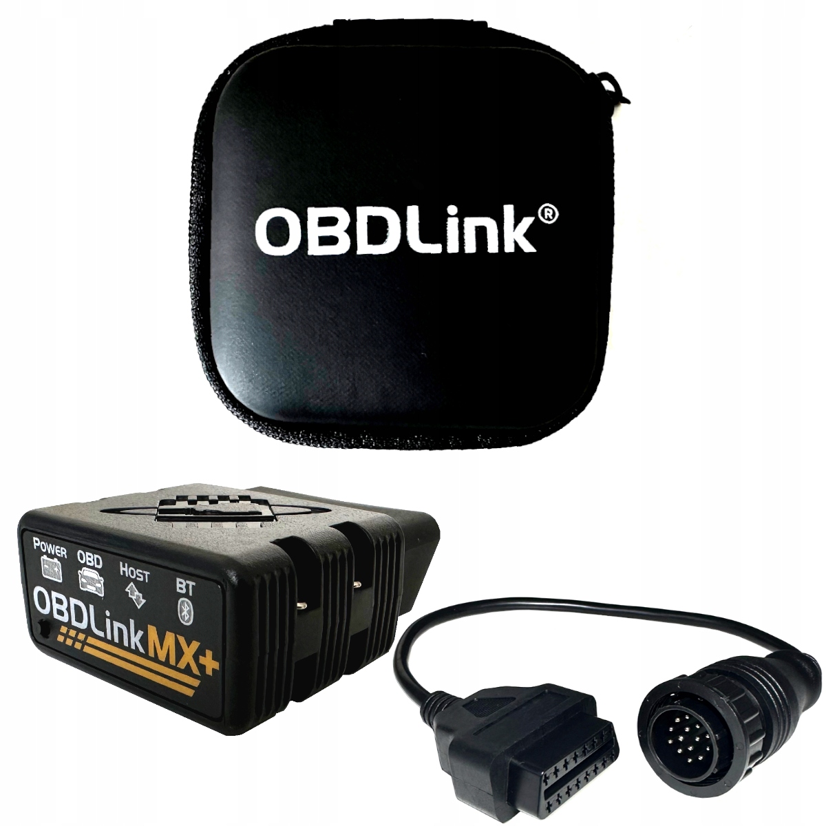 OBDLink MX+ Diagnostické rozhranie OBD2 Puzdro a adaptér 14 Pin Mercedes