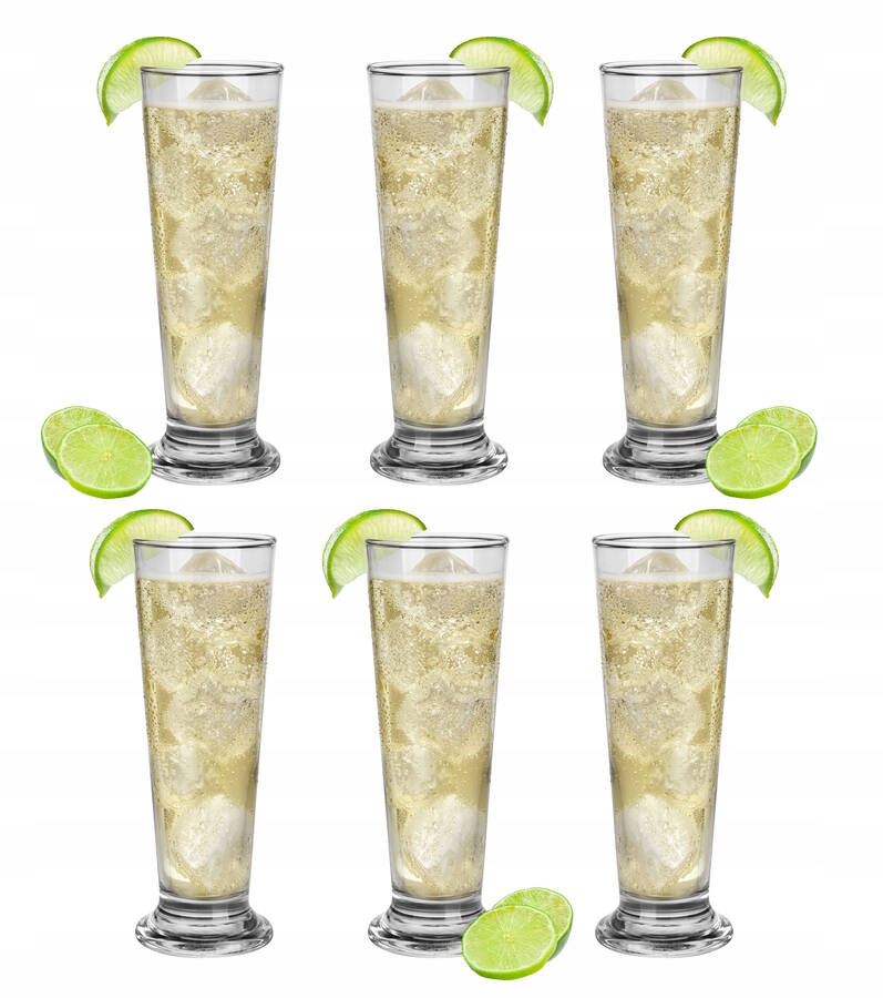 

6 Szklanek na nóżce Drink, Koktajl, Frappe 250ml