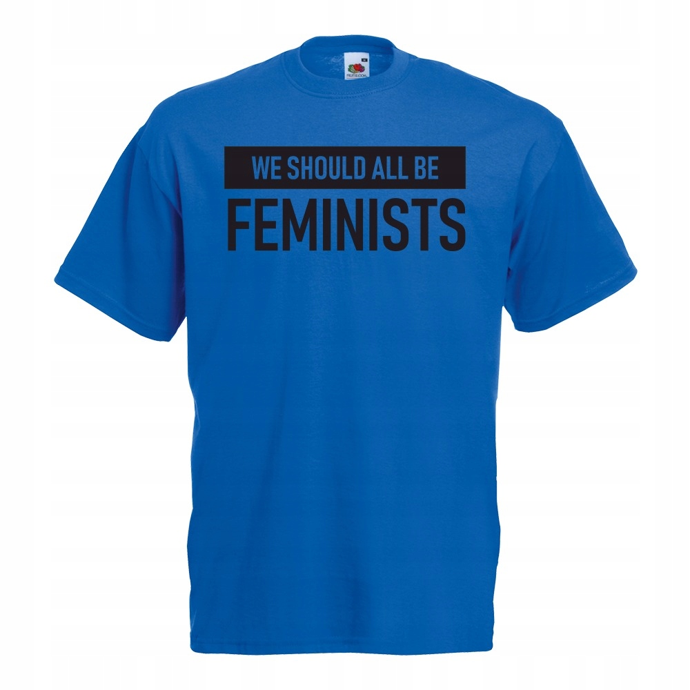 

Koszulka feminizm feministka XXL niebieska