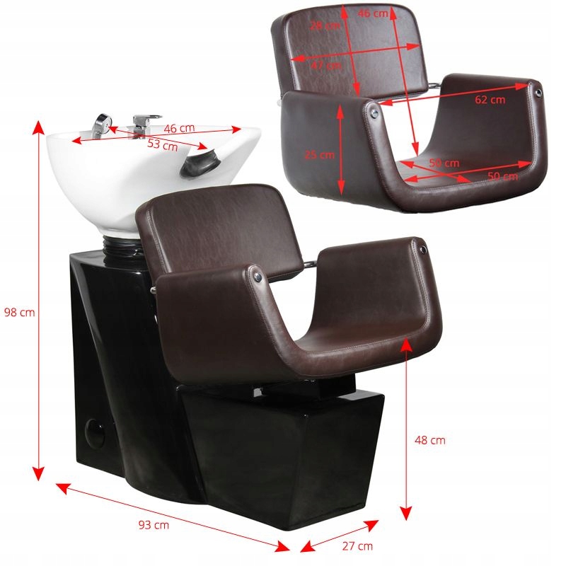 Gabbiano kadeřnická myčka Helsinki černá