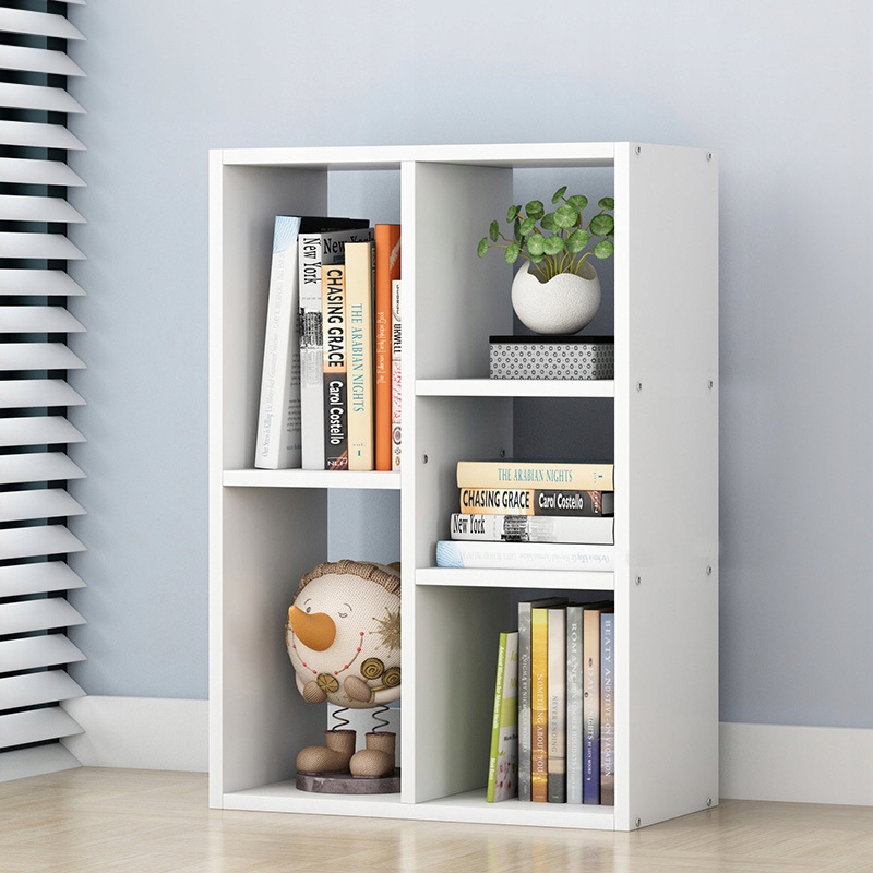 REGAŁ OTWARTY STOJĄCY BIAŁY DUŻA SZAFKA KOMODA LOFT SKANDYNAWSKI 5 PÓŁEK Marka Rebiko