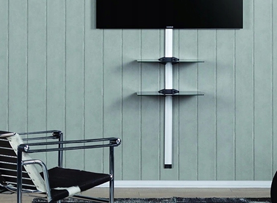 PÓŁKA ŚCIENNA RTV VIDEO SZKLANA SONOROUS PL 2610 Model PL2610CSLV