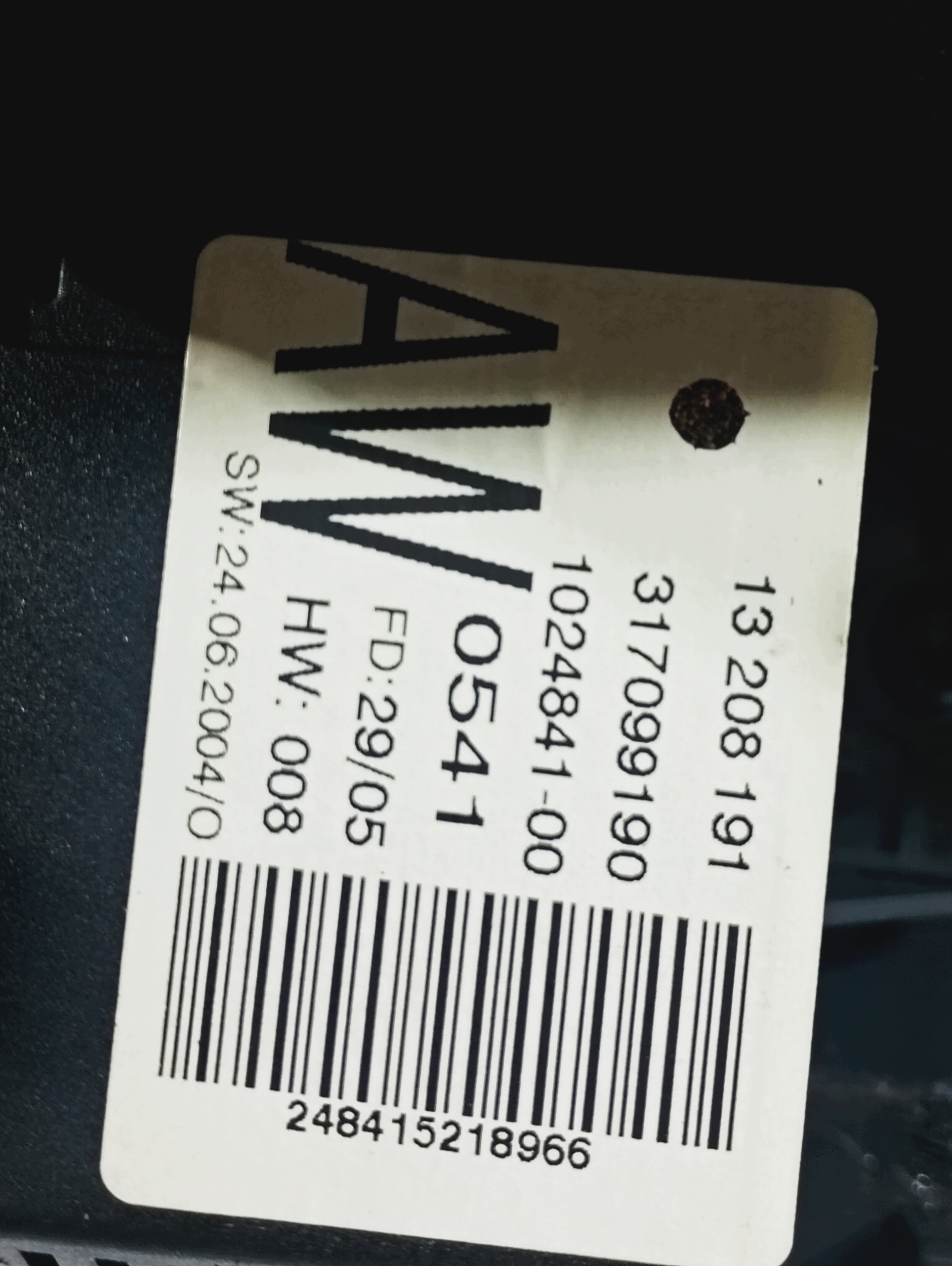 Ekran display OE 13208191 Opel Corsa C 00-09