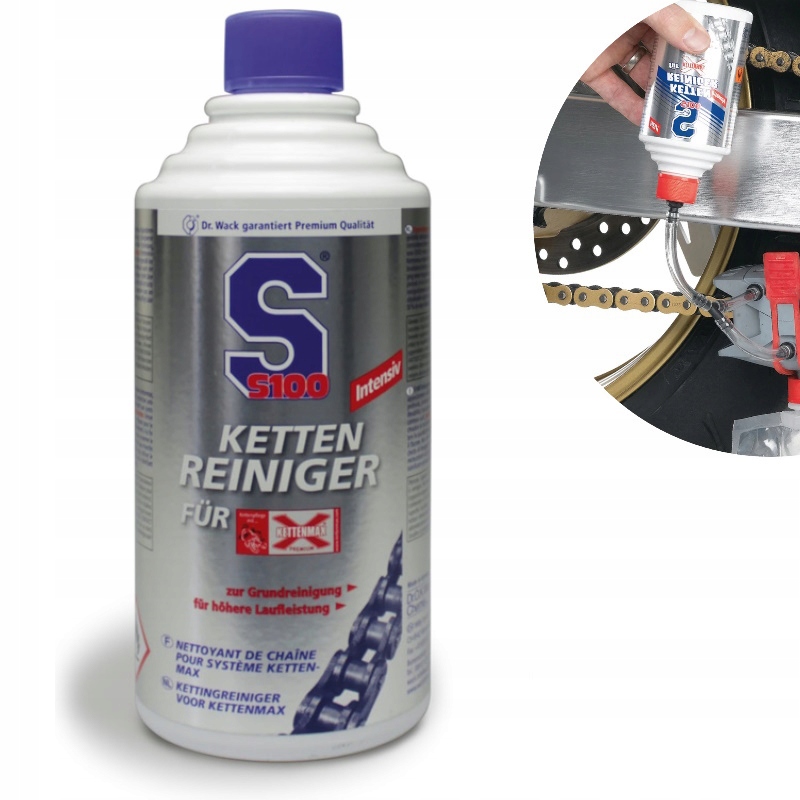 S100 Środek W Płynie Do Czyszczenia Łańcucha Ketten Reiniger 500 ml