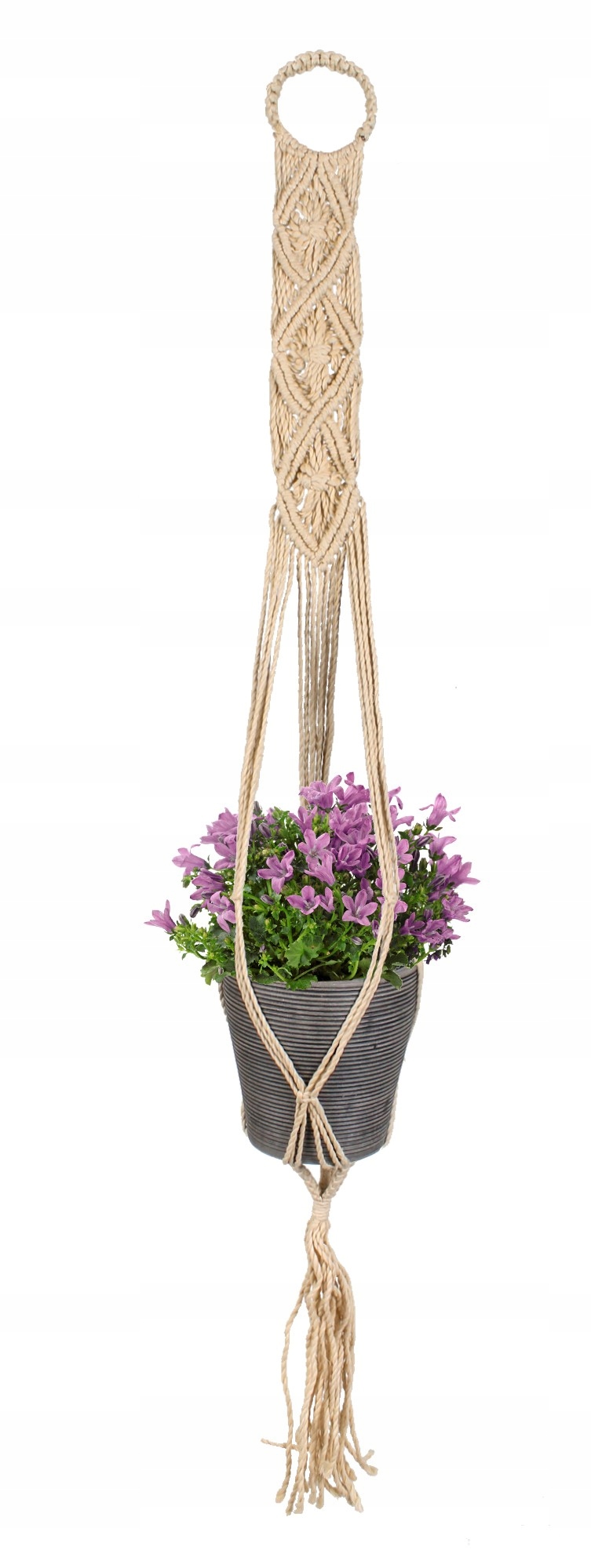 

Makrama Na Doniczkę Kwietnik Ze Sznurka 7x120 cm