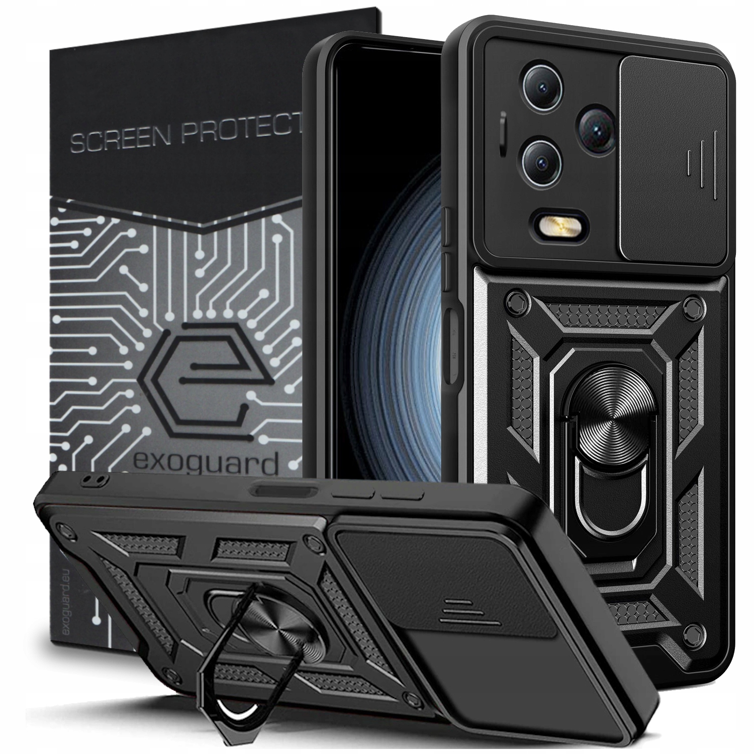 

Etui Case+szkło do Infinix Note 12 2023 12 Pro