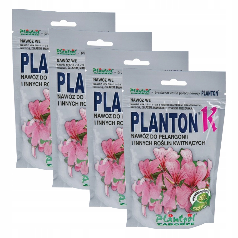 

Nawozy Planton do pelargonii roślin kwitnących800g