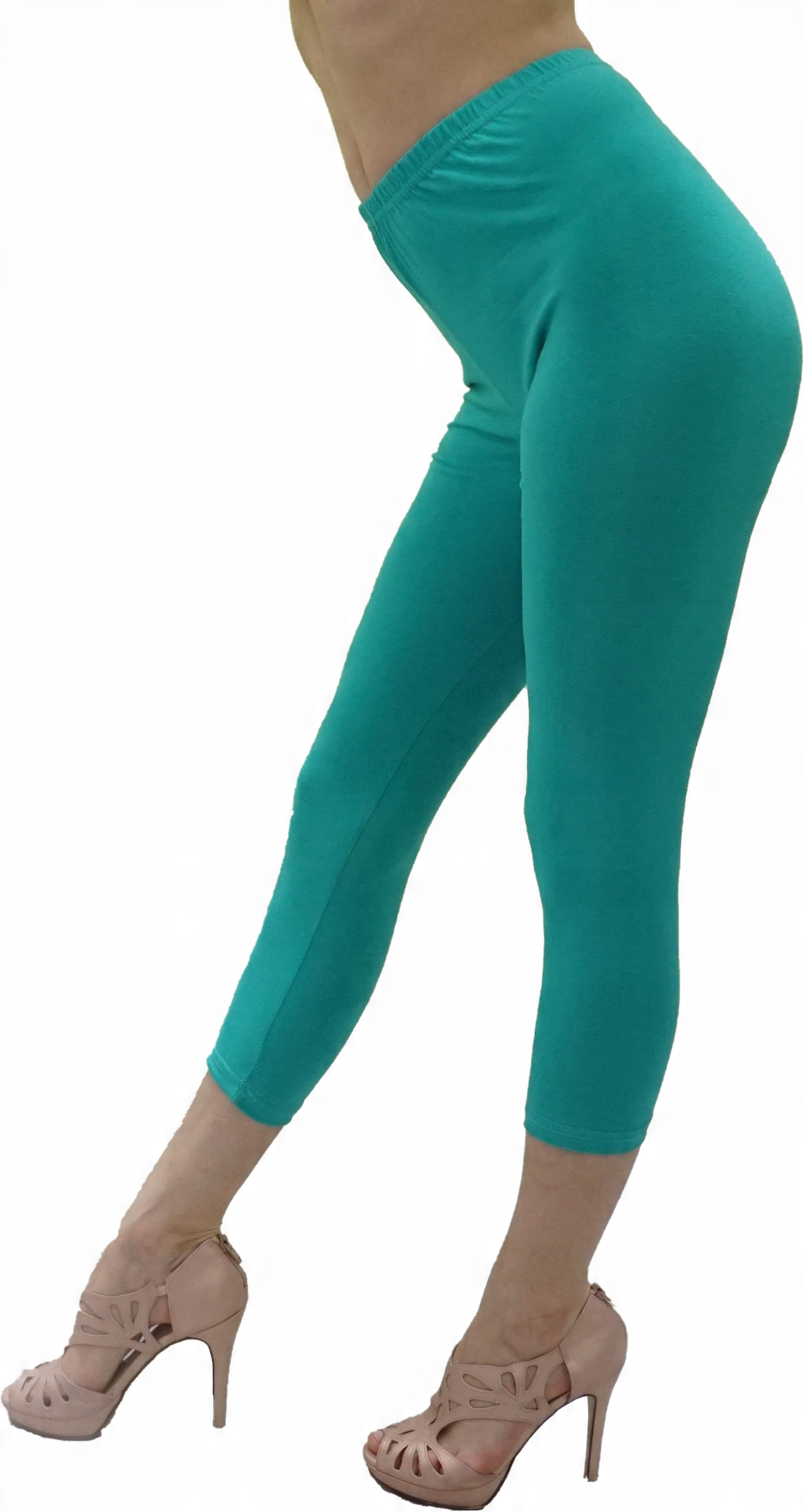 

legginsy leginsy getry damskie 3/4 bawełna L