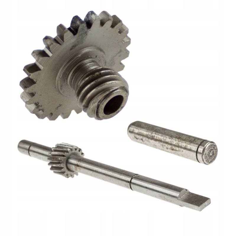 Napęd linki obrotomierza MZ ETZ 150 - wałek koło zębatka sworzeń ORG DDR