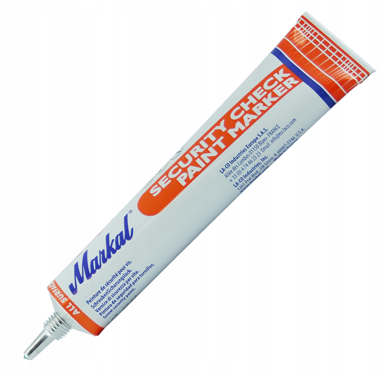 

Markal Security Check Paint Marker czerwony