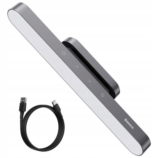 Baseus Magnetyczna Lampka Nocna Led Pod Szafkę Do Domu Kuchni Pokoju Szary