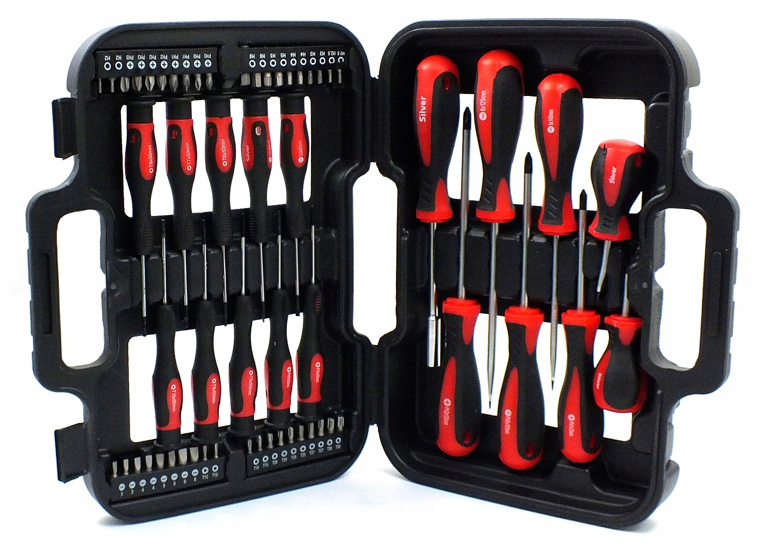 ZESTAW ŚRUBOKRĘTÓW I BITÓW 58 elementów WALIZKA Kod producenta S10868