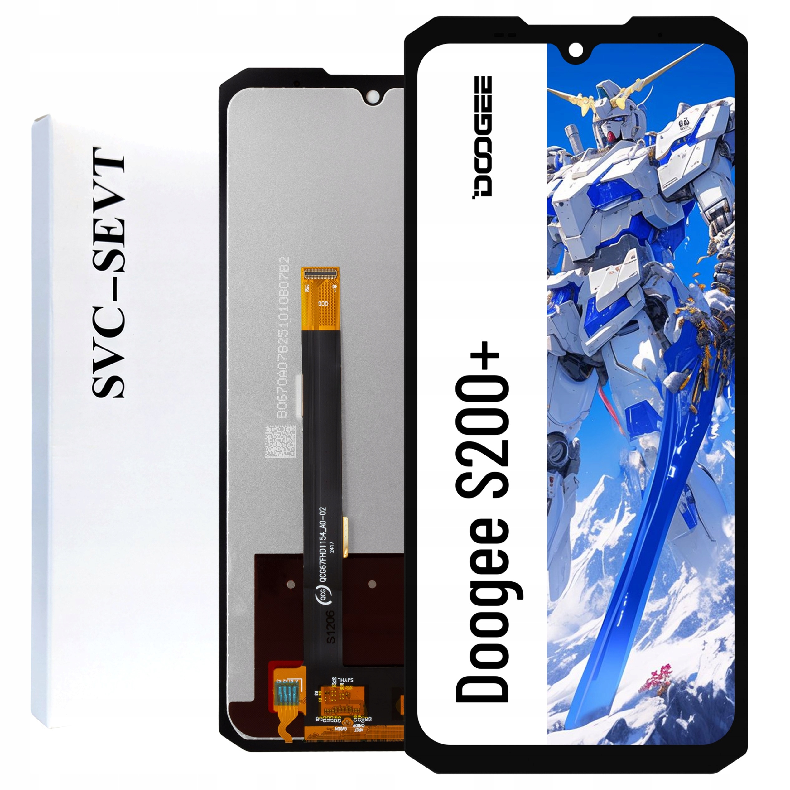 Originální Zila pro Doogee S200 Plus LCD displej Matrix