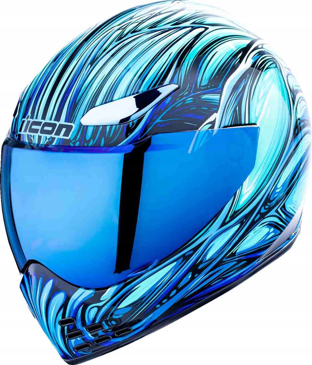Prilba Icon Domain Nouveau Modrá XXL