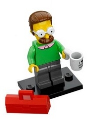 Lego The Simpsons Série 1 Minifigurka colsim-7 Ned Flanders