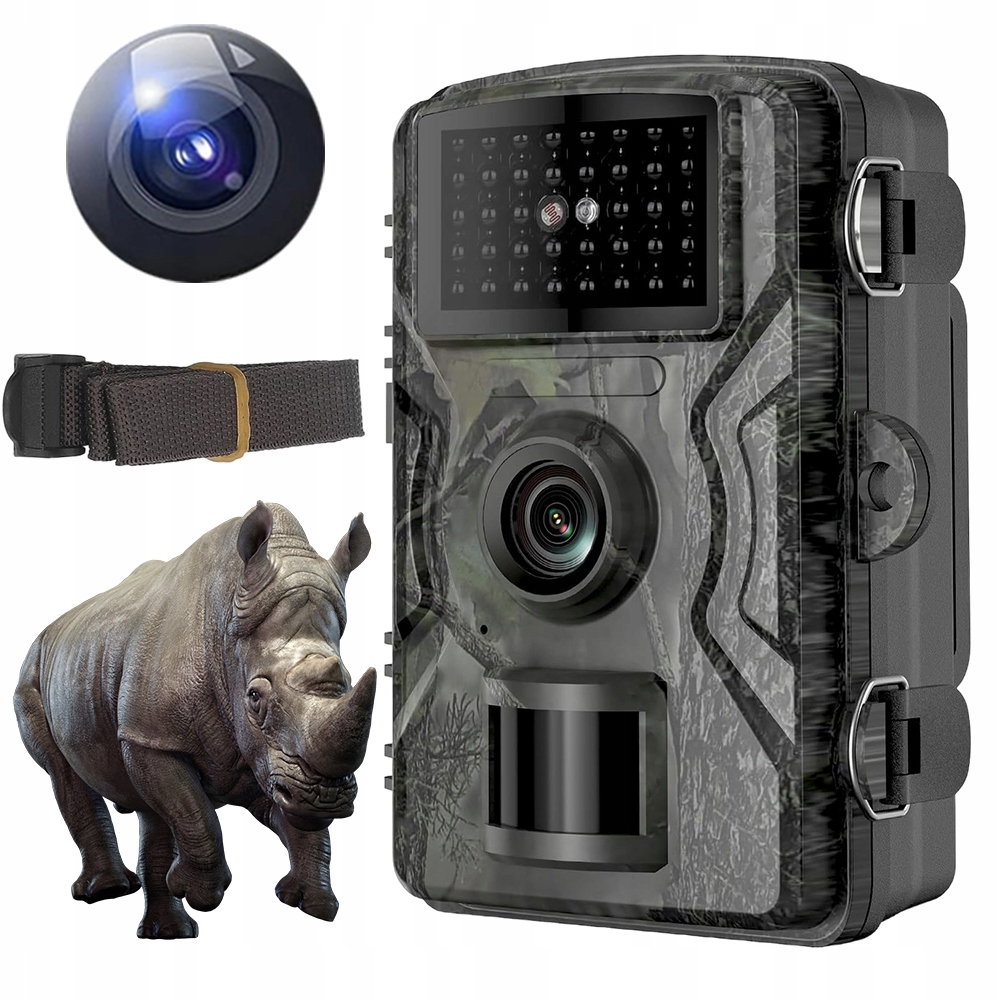 Lovecká fotopast Noční Infračervená 940 nm Bezhlučná 32 Mp