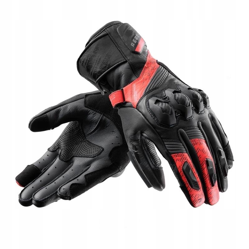 Moto rukavice Rebelhorn Viper Black/grey/fluo Red červená Darčeky