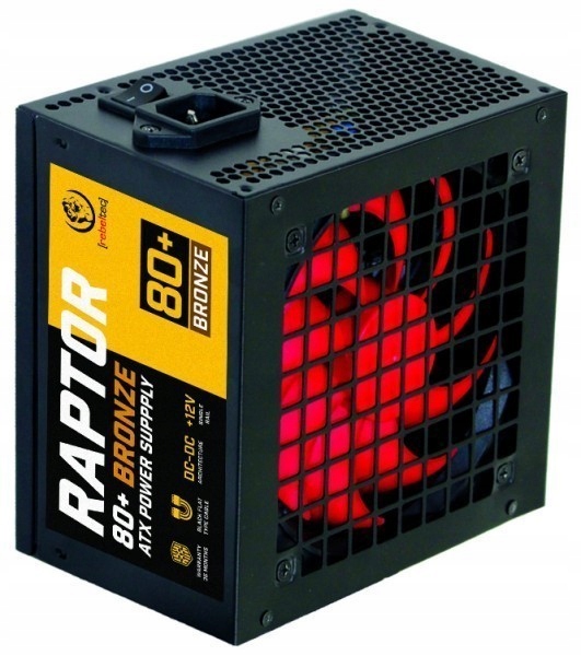 Napájací zdroj Atx Raptor 800W Bronze 80+, Single Raill, DC-DC napájací zdroj
