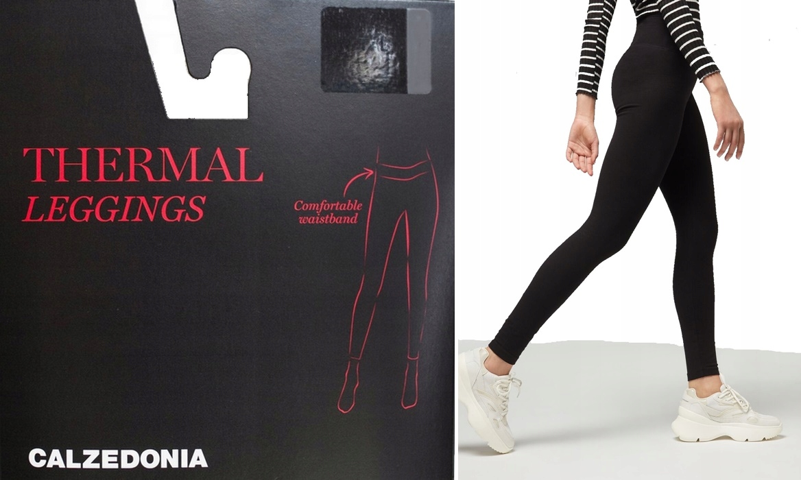 

Calzedonia legginsy z bawełny termicznej M/38