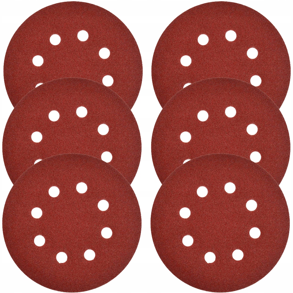 PAPIER ŚCIERNY do SZLIFIERKI MIMOŚRODOWEJ z OTWORAMI 125MM P120
