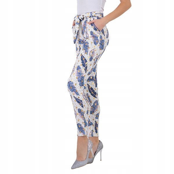 

BF18076 White P Białe Damskie Spodnie L/XL - 41