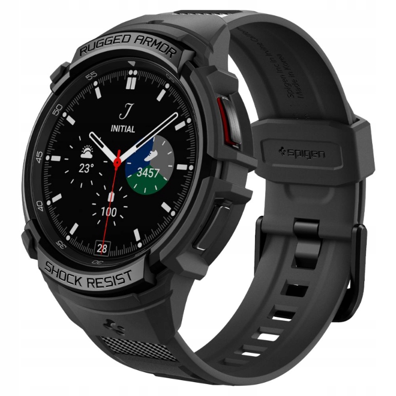 Řemínek Spigen Rugged Armor Pro pouzdro pro Samsung Galaxy Watch 6 Classic 47mm