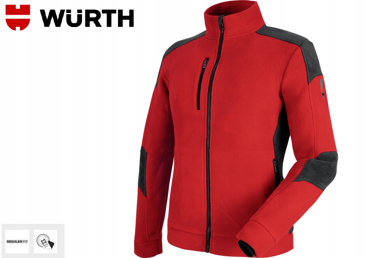 Bluza Polar Wurth Modyf Cetus Czerwony R. 3XL