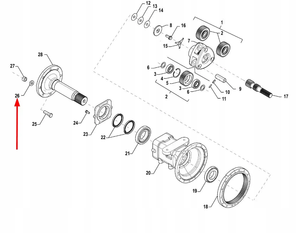 P5S39104118 Podkładka szpilki koła M22 Numer katalogowy części GKP5S39104118