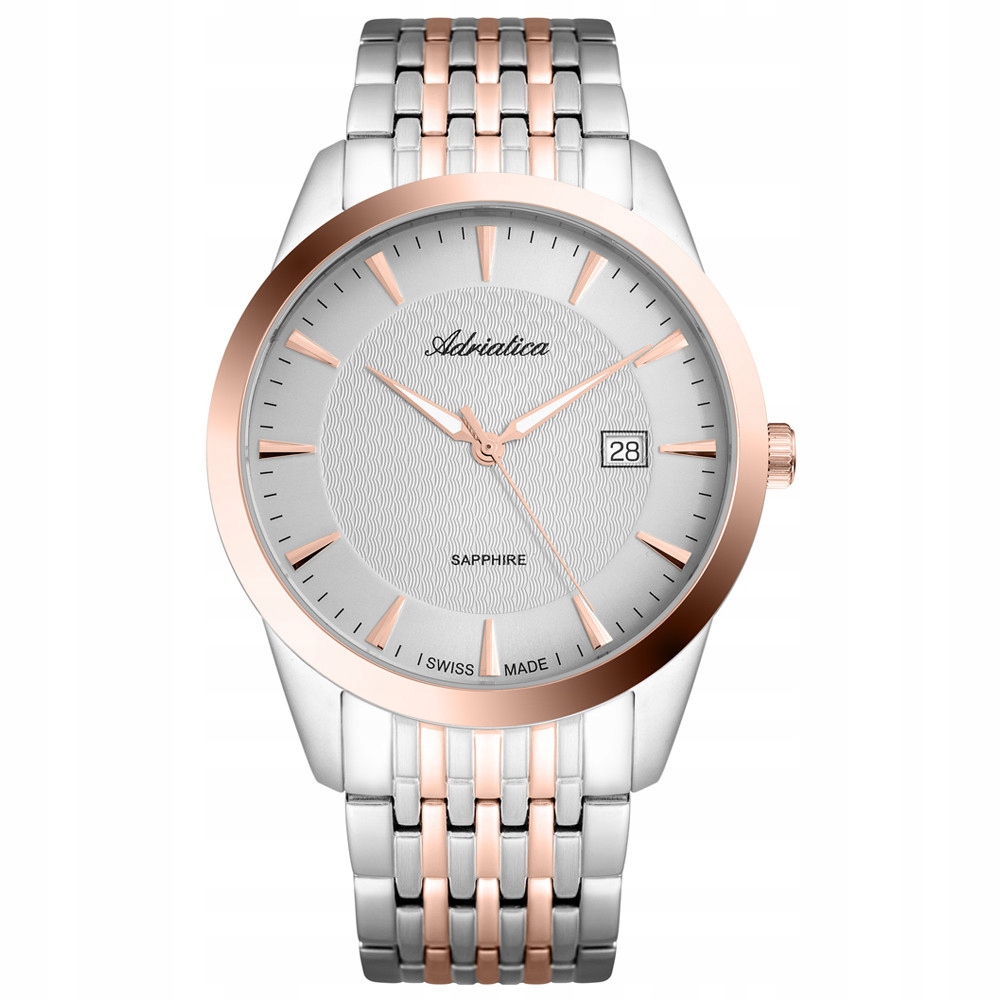 Pánské Hodinky Adriatica A1288.R117Q stříbrné branso