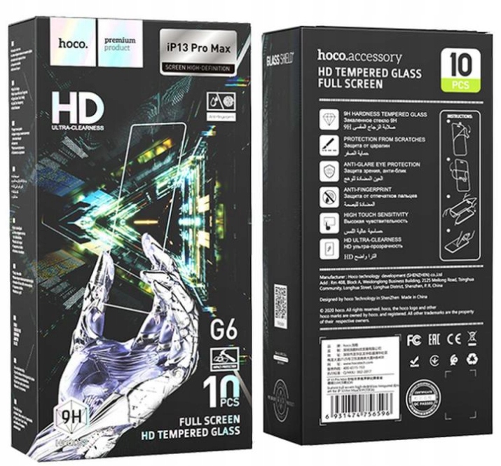 

Szkło hartowane G6 iPhone 14 Plus/13 Pro Max 10szt