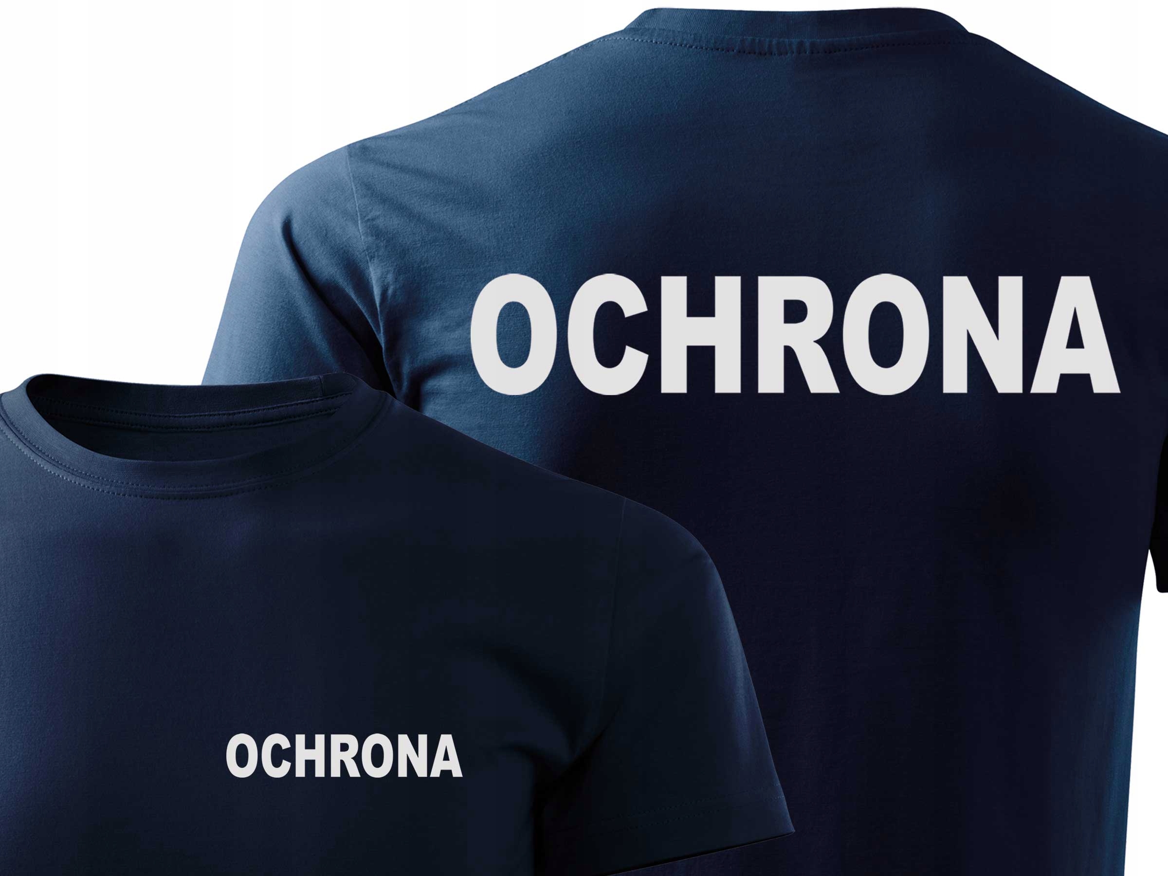 

Koszulka T-shirt z nadrukiem odblaskowym Ochrona