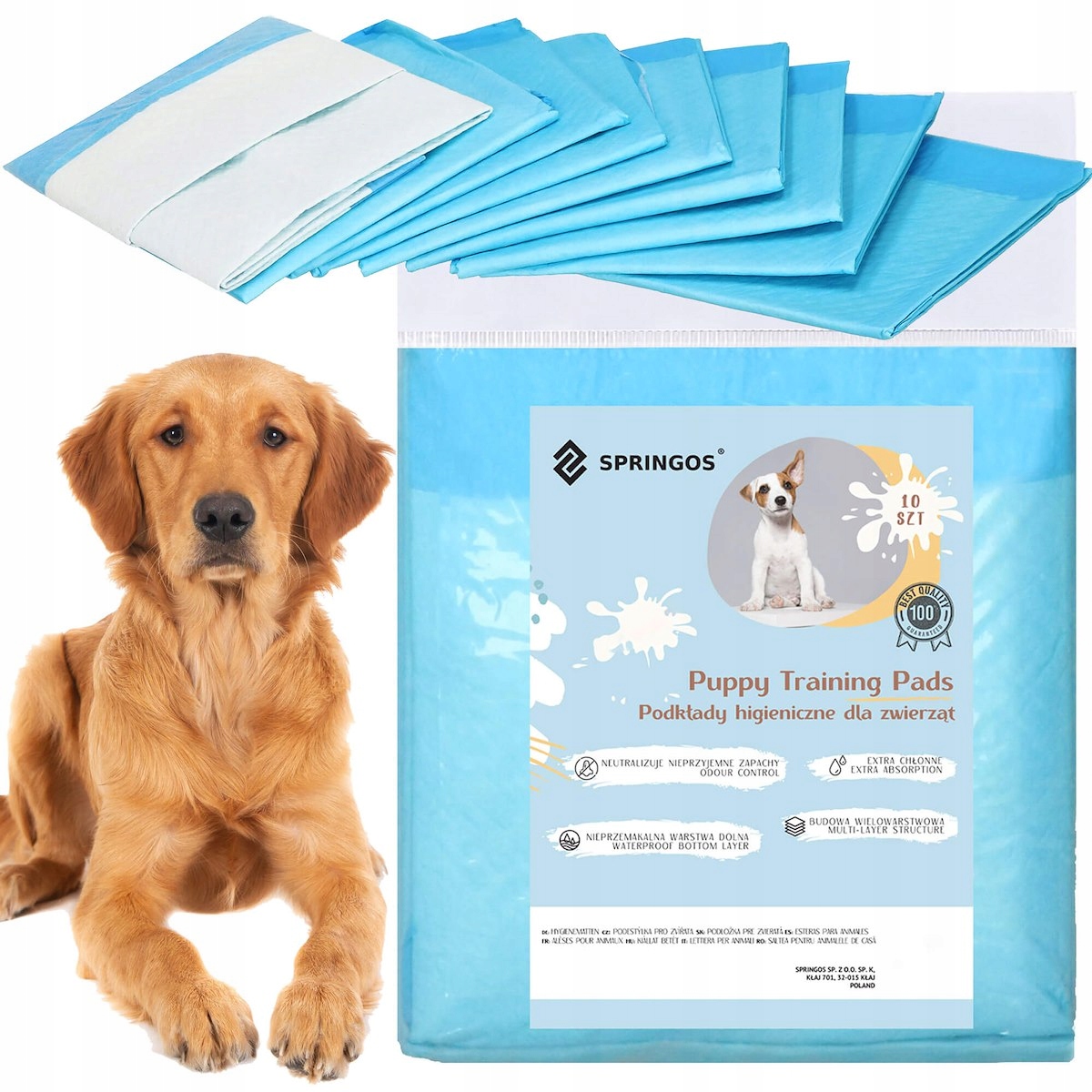 Hygienické Podložky 90x60 50 ks Podložky Pro Psa kočka 60x90 Absorpční