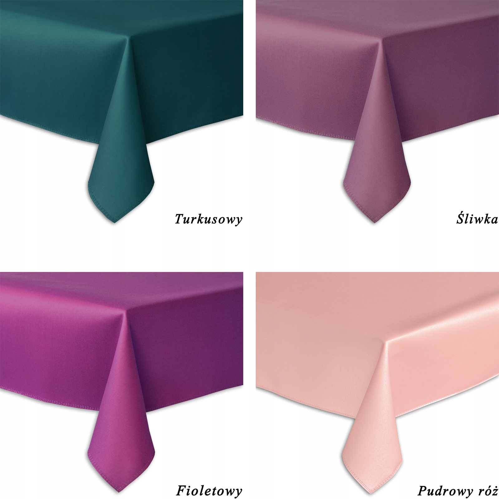 OBRUS PLAMOODPORNY - 130X240 - SOLID GŁADKI BIAŁY Informacje dodatkowe plamoodporny