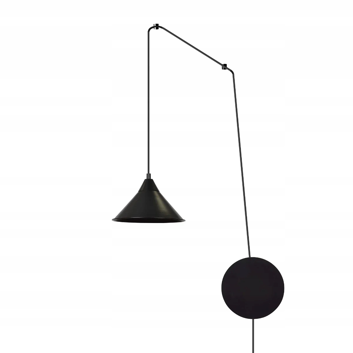Závěsná Lampa Emibig 1xE27 60W Abramo Black 160/1