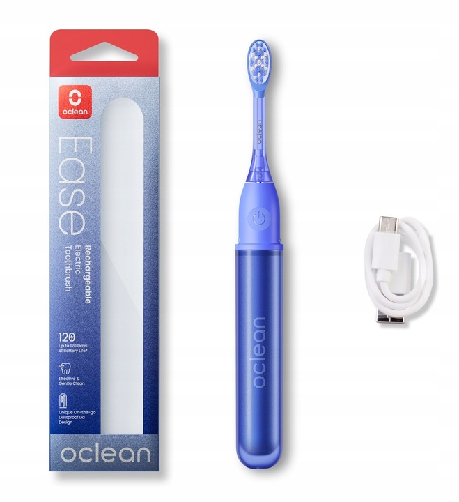 Oclean Szczoteczka soniczna Ease ładowanie Usb-c Niebieska