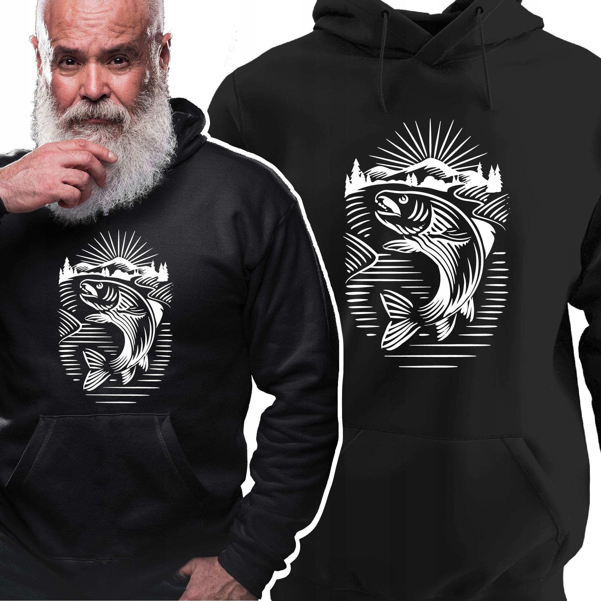 

Prezent Na Dzień Ojca Dzień Taty Bluza Wędkarz S