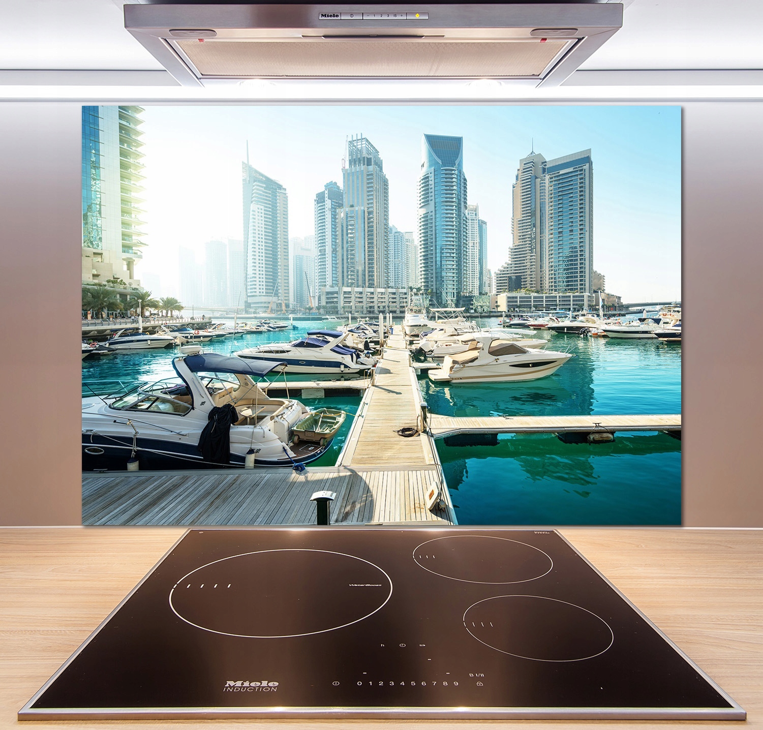 

Panel do kuchni Marina w Dubaju 100x70 cm + Klej