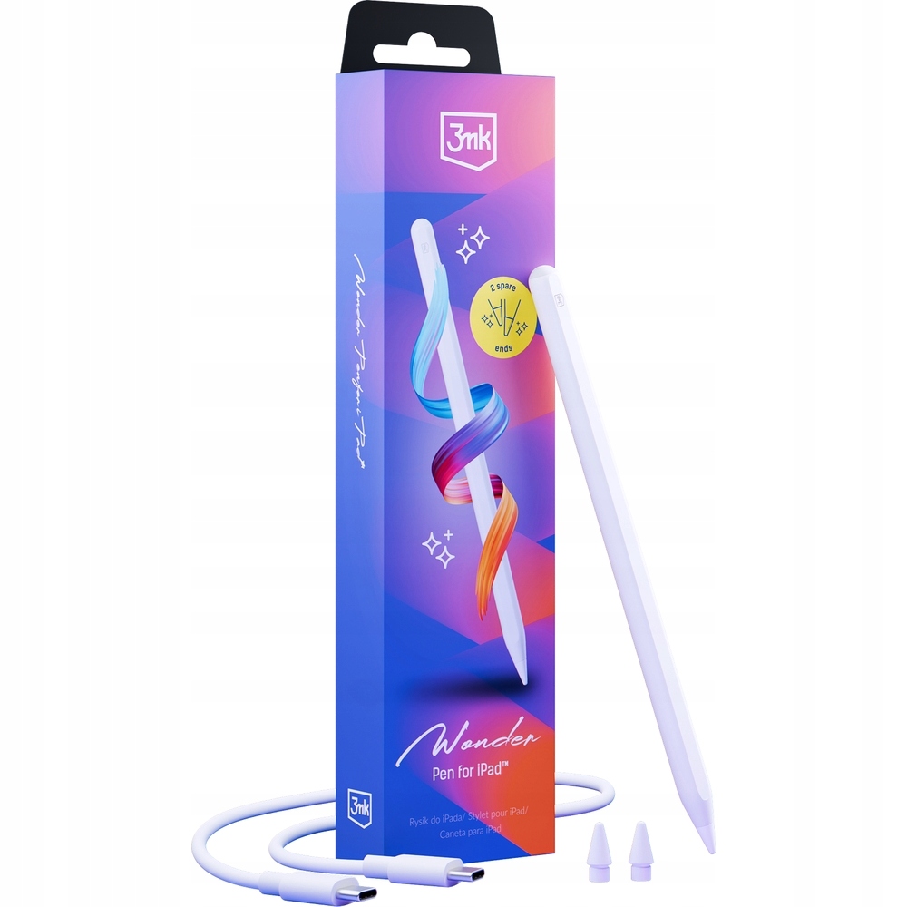 Dotykové Pero 3mk pro tablet iPad Pro Air Mini, magnetický Usb-c, Palm Rejection