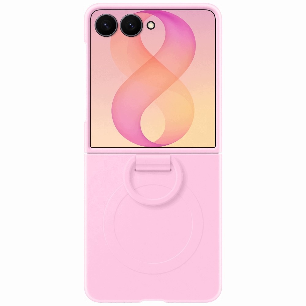 Pouzdro Samsung Silicone Ring Magnet pro Galaxy Z Flip8 fialové