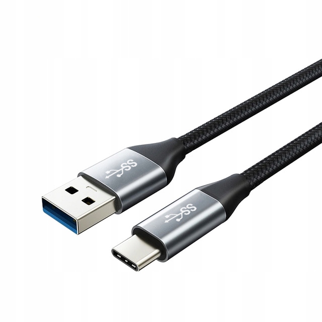 

Wytrzymały Szybki Kabel Usb-c 3A 1m Metalowy Wtyk