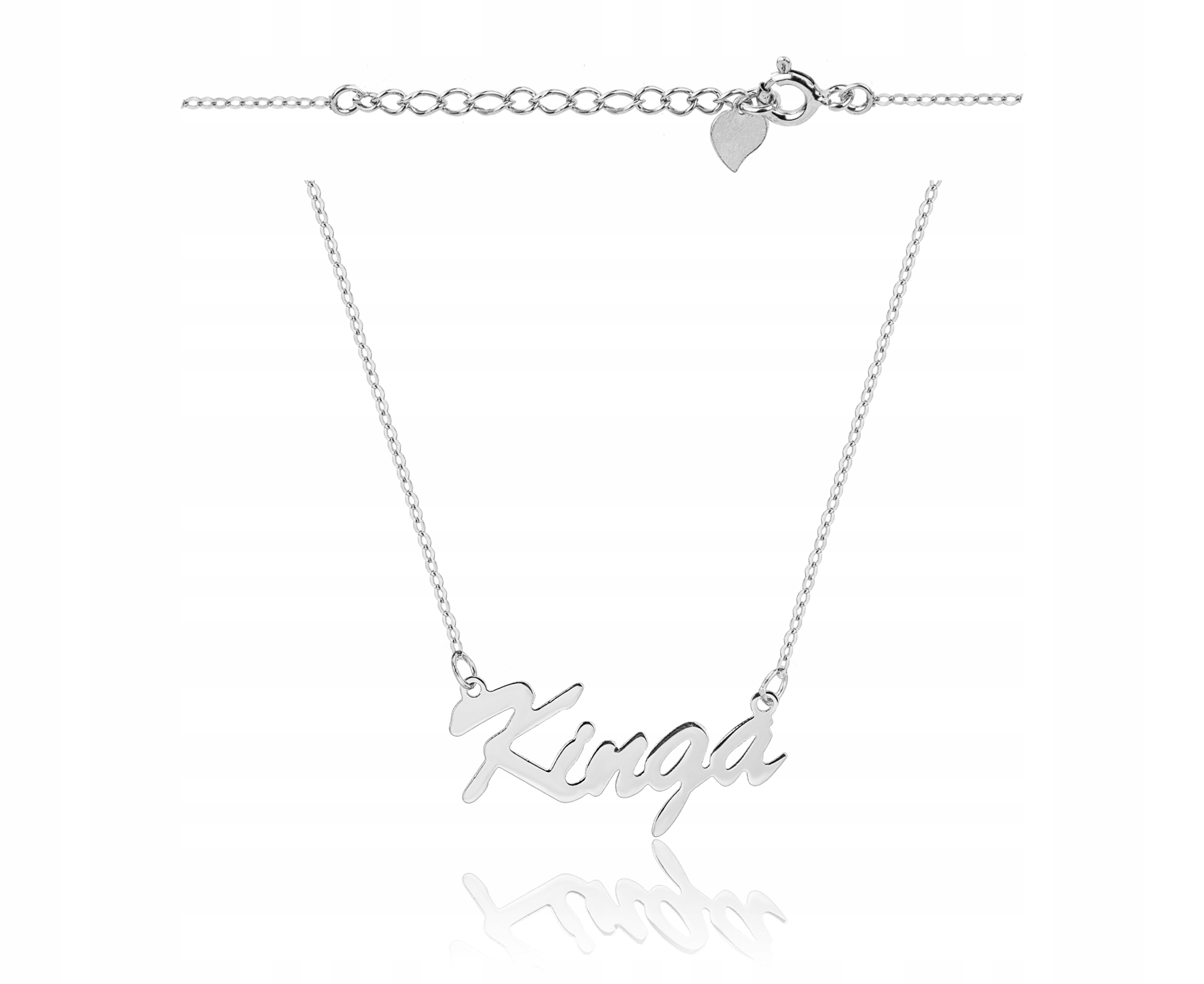 Stříbrný náhrdelník se jménem Kinga Gravírování Bonus