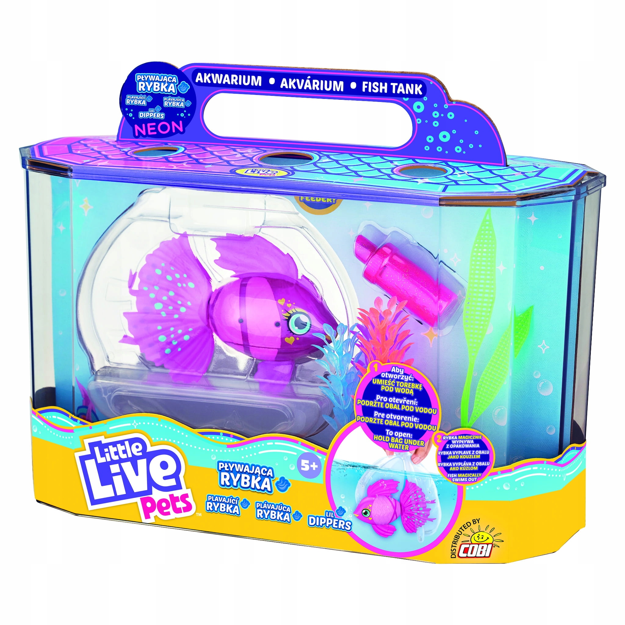 Moose - Little Live Pets Akwarium i pływająca rybka Marka Little Live Pets