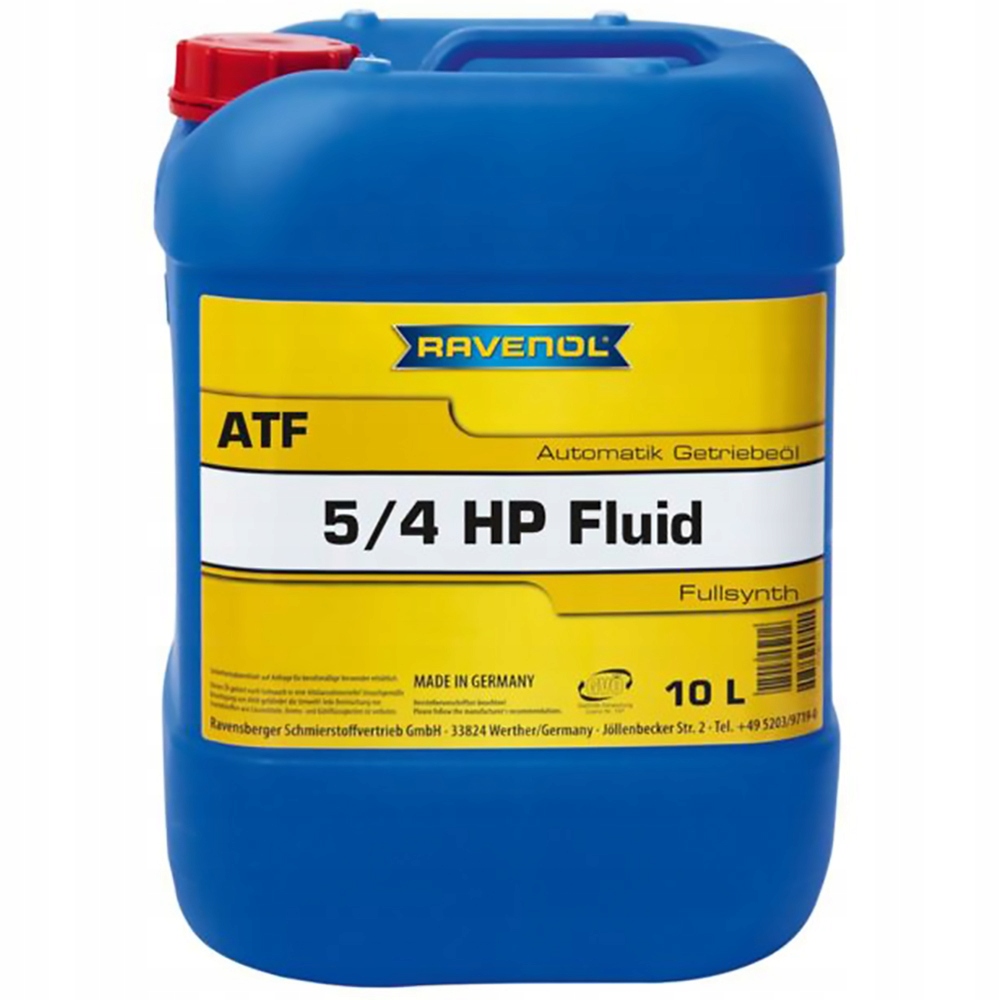 OLEJ PRZEKŁADNIOWY ATF 5/4 HP FLUID 10L Producent Ravenol