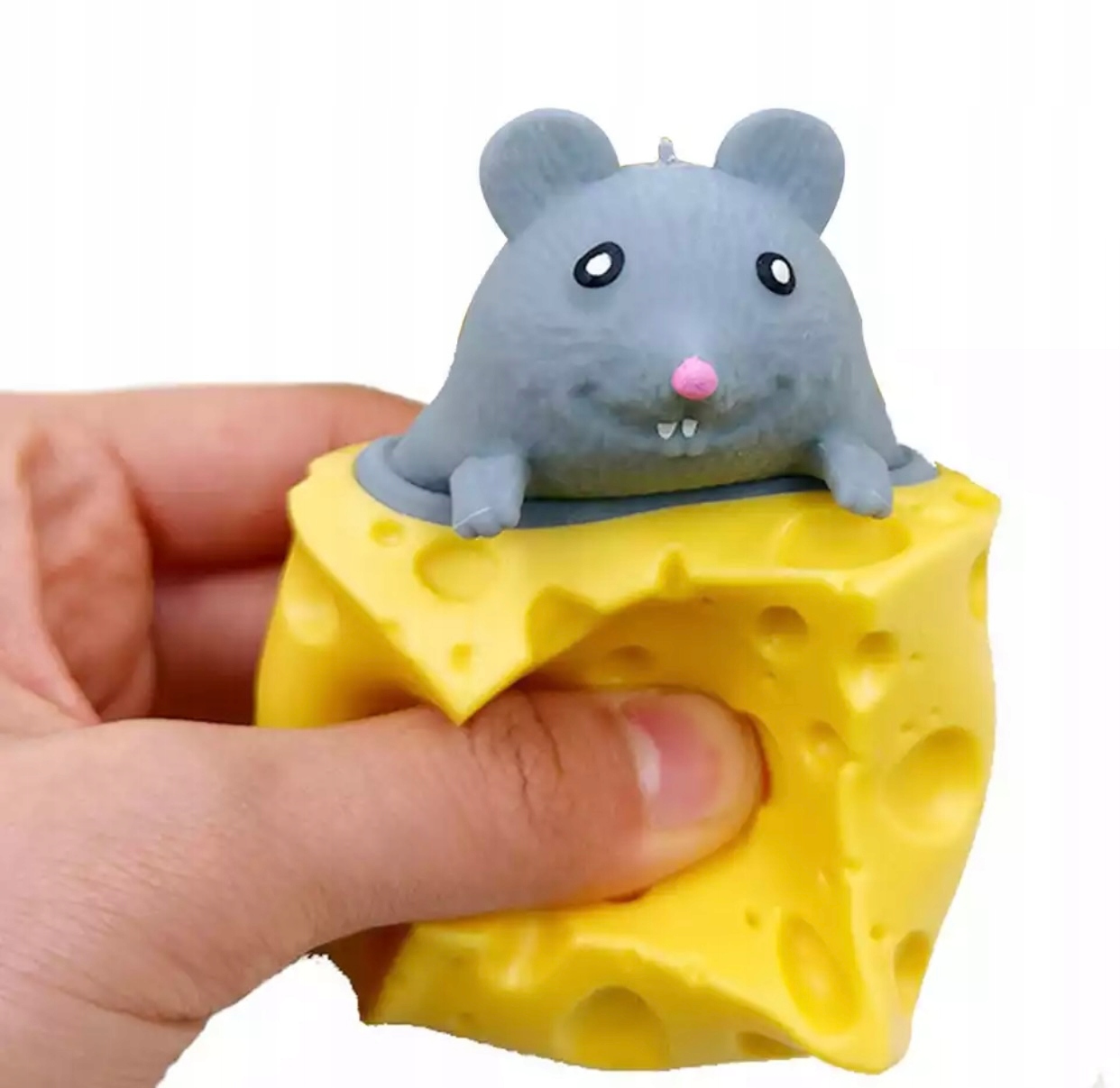 

Mochi Squichy Gniotek Myszka Ser Antystresowy Mysz