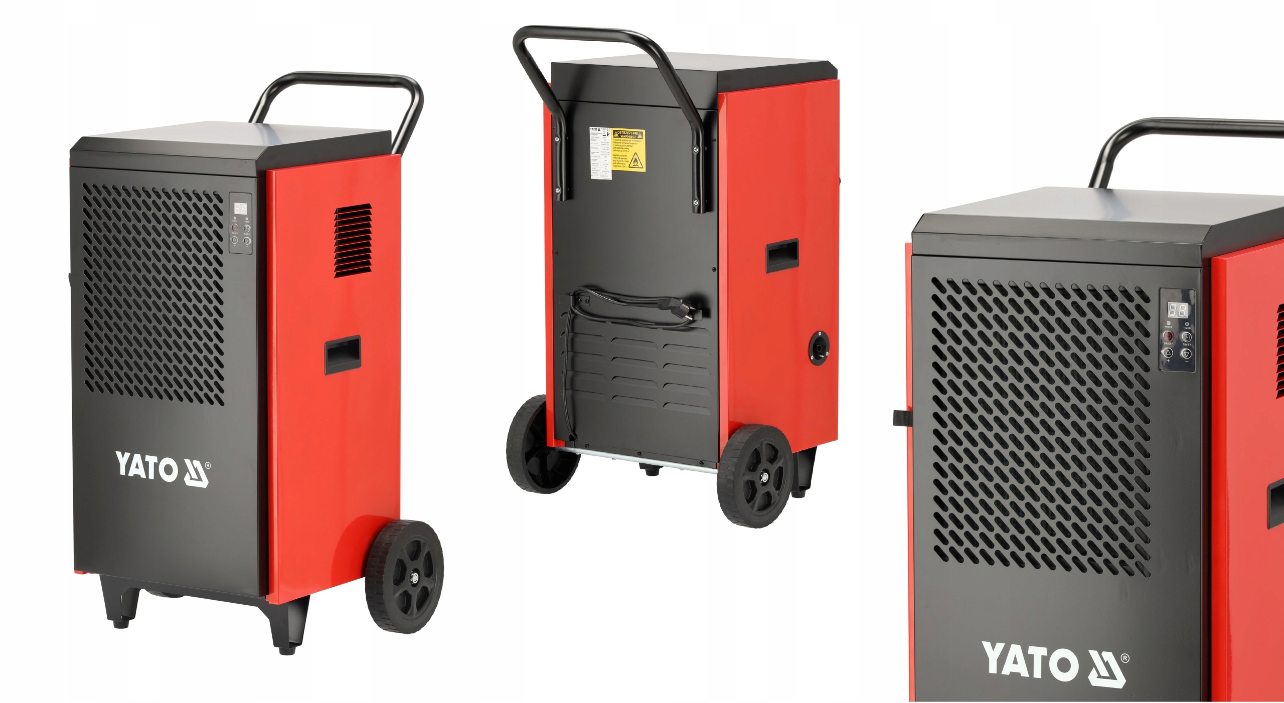 2× BUDOWLANY PRZEMYSŁOWY POCHŁANIACZ OSUSZACZ POWIETRZA 70L/ YT-996503