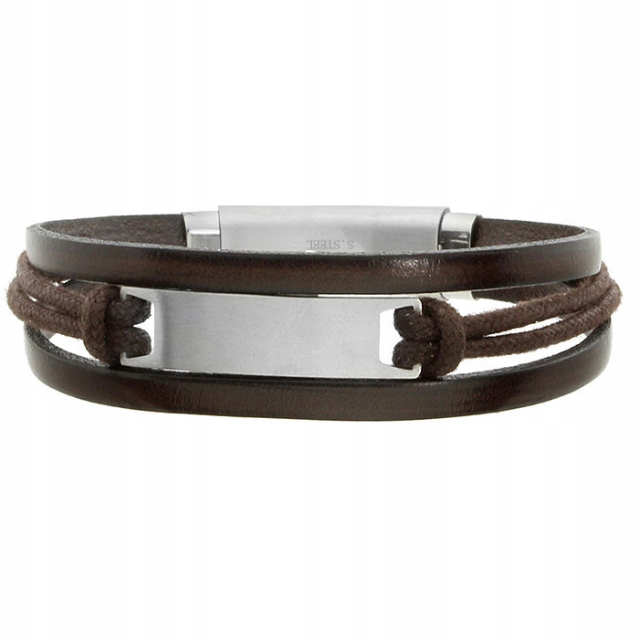 Pánský náramek Manoki ocel 316 l 21 cm