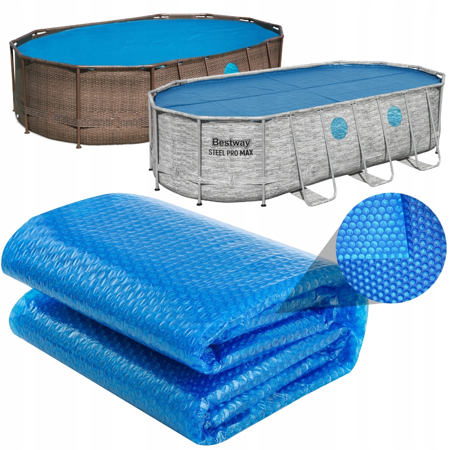 Silný Krycí Plachta Solárního Ohřívače Je Vhodný Do Bazénu Bestway 56716