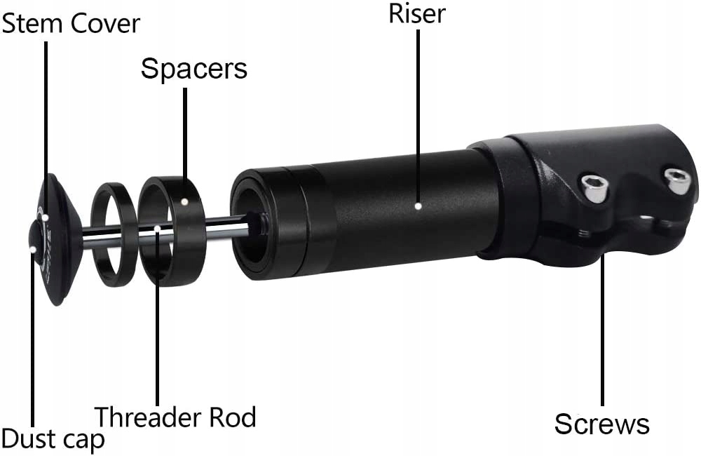 ADAPTER PRZEDŁUŻKA WSPORNIKA KIEROWNICY A-HEAD Model 101D